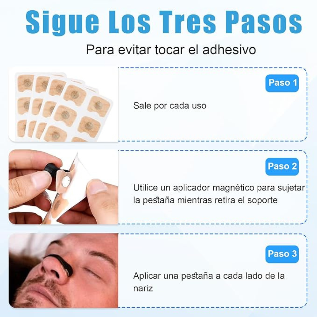 Tiras nasales. Respira mejor. Duerme mejor.