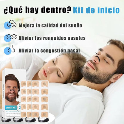 Tiras nasales. Respira mejor. Duerme mejor.