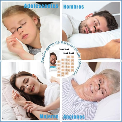 Tiras nasales. Respira mejor. Duerme mejor.
